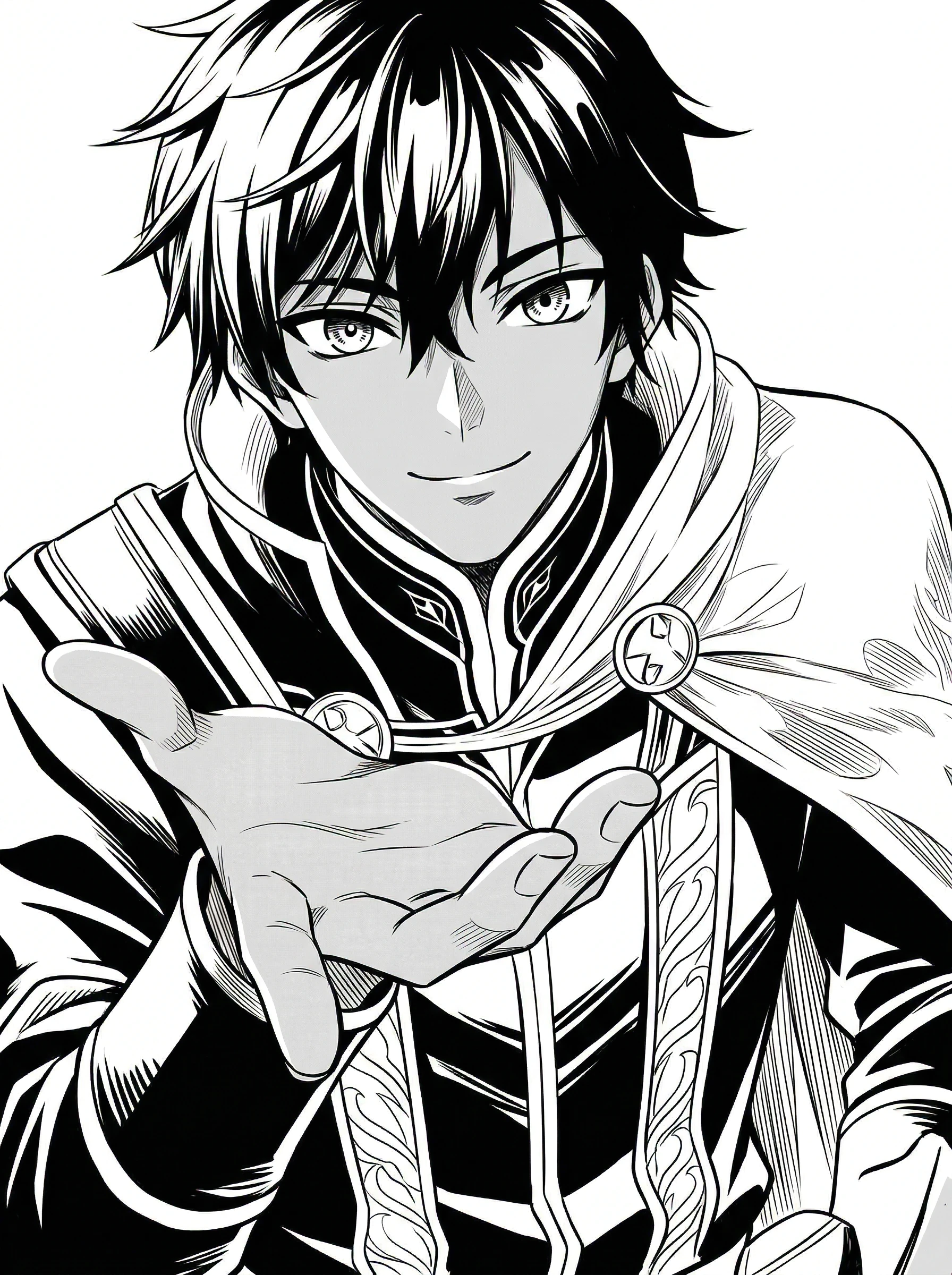 Manga en noir et blanc en un clic_image 